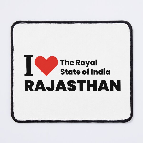 Item preview, I ❤️ Rajasthan – The Royal State of India | Travel Sticker & Cultural Souvenir designed and sold by saan-creatives.