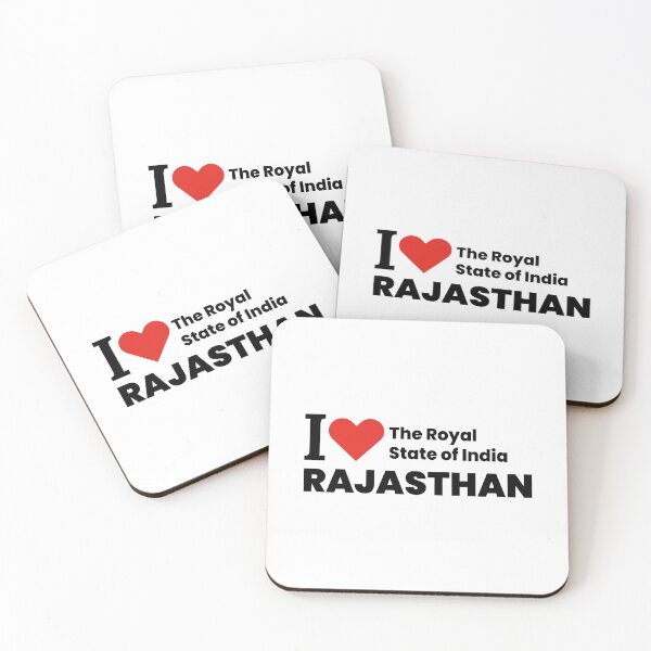Item preview, I ❤️ Rajasthan – The Royal State of India | Travel Sticker & Cultural Souvenir designed and sold by saan-creatives.
