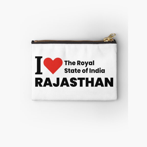 Item preview, I ❤️ Rajasthan – The Royal State of India | Travel Sticker & Cultural Souvenir designed and sold by saan-creatives.