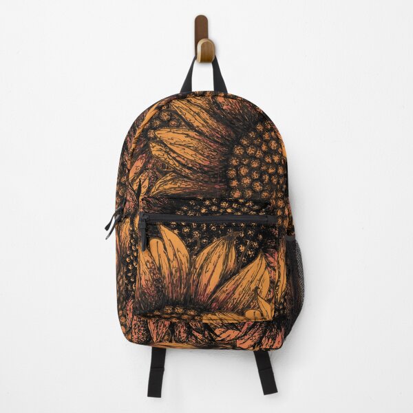 Item preview, Amber Sunflower Bloom – Vintage Botanical Pattern designed and sold by Flower Magic .
