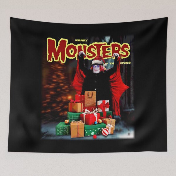 Item preview, Merry Monsters of the Movies Santa Burke designed and sold by 90snerd.