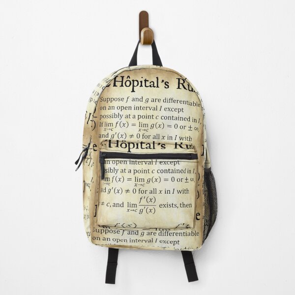Item preview, Nerdy Vintage L'Hopital's Rule Math Science Teacher Parchment Black Text designed and sold by MathWare MathClips.