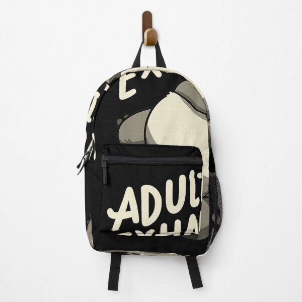 Item preview, Cute Tired Raccoon “Adulting Is Exhausting” Cartoon designed and sold by haitrieuic96.