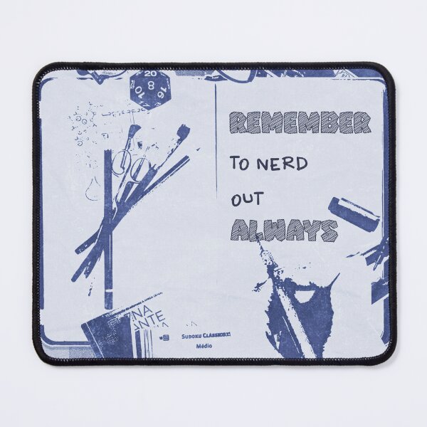 Item preview, Remember to Nerd Out Always - Poster Version designed and sold by thedigitalrealm.