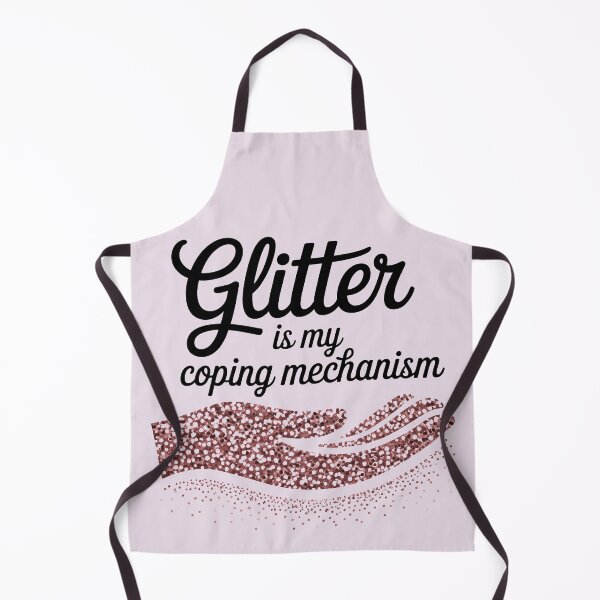 Item preview, Glitter Is My Coping Mechanism Stylized Hand Sparkle Design designed and sold by SplashTastic.