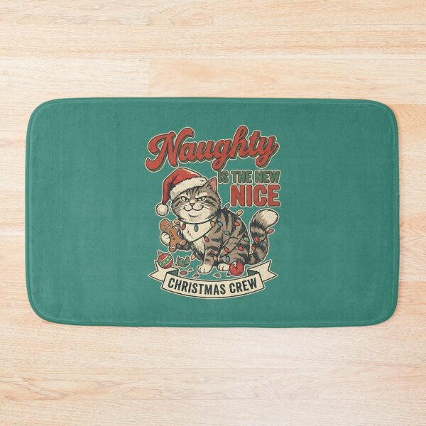 Item preview, Naughty is the New Nice Christmas Crew - Grumpy Cat Holiday designed and sold by AwesomeBeyondLimits.