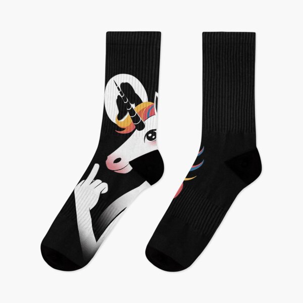 Item preview, Crude Humor Funny Unicorn Middle Finger Sarcasm Adult Fun designed and sold by MyzoToyota.