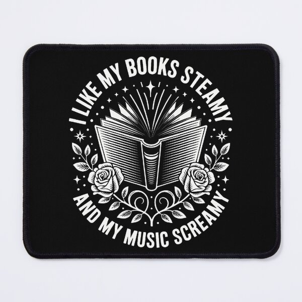 Item preview, I Like My Books Steamy And My Music Screamy designed and sold by DonnieSandra.