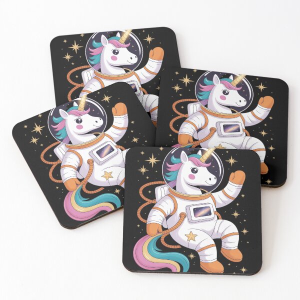 Item preview, Cute Astronaut Unicorn Funny Unicorn Spacesuit Galaxy Lover 1 designed and sold by MyzoToyota.