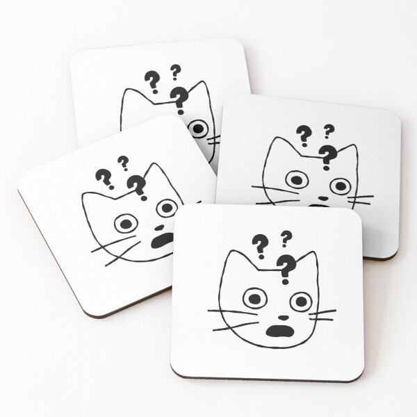 Item preview, Shocked surprised meme brainrot cat designed and sold by Leila & the stars.