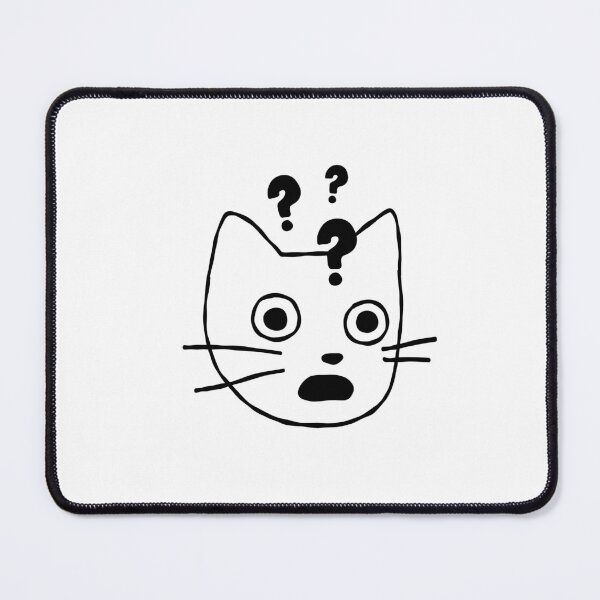 Item preview, Shocked surprised meme brainrot cat designed and sold by Leila & the stars.