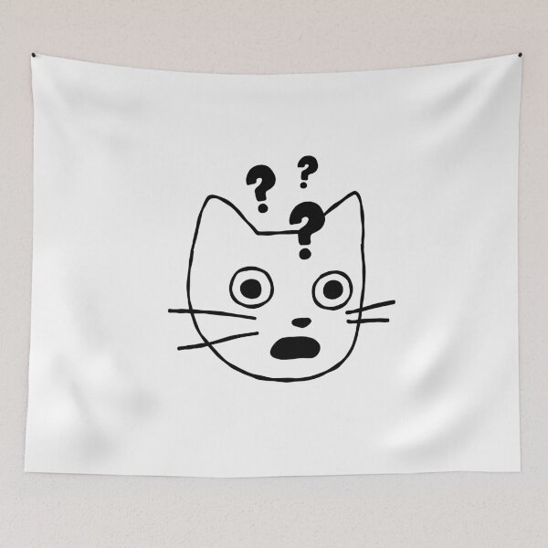 Item preview, Shocked surprised meme brainrot cat designed and sold by Leila & the stars.