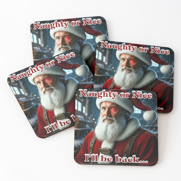 Item preview, Santa Terminator at the North Pole designed and sold by aykiradesigns.
