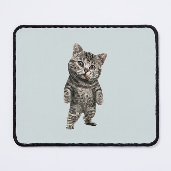 Item preview, Gangster Kitten with Cigar - Funny Cat Pet Lover Art designed and sold by AwesomeBeyondLimits.