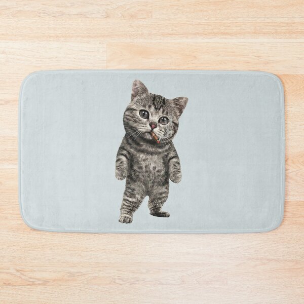 Item preview, Gangster Kitten with Cigar - Funny Cat Pet Lover Art designed and sold by AwesomeBeyondLimits.