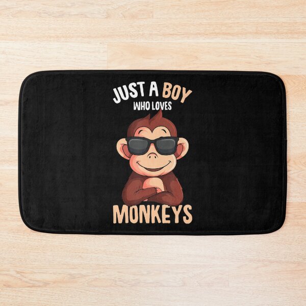 Item preview, Monkey Just A Boy Who Loves Monkeys Boys Kids designed and sold by ToriKarla.