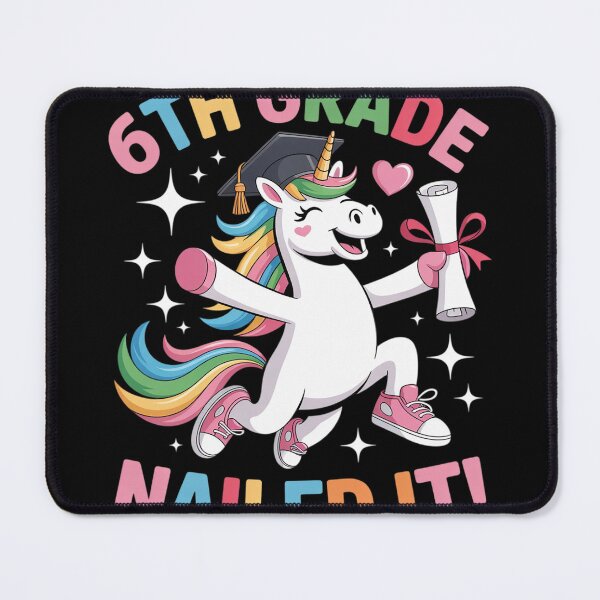 Item preview, Dab Unicorn Sixth 6th Grade Graduation Cap Nailed It  designed and sold by MyzoToyota.
