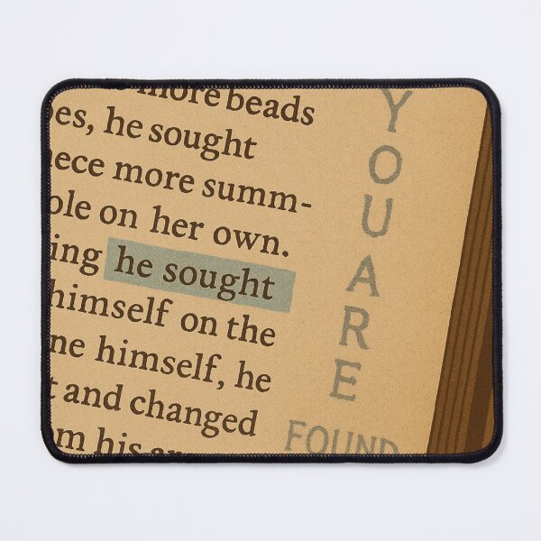 Item preview, Library Cipher - "You are found" - Hidden Message Book Lover Design designed and sold by Ataqhin.