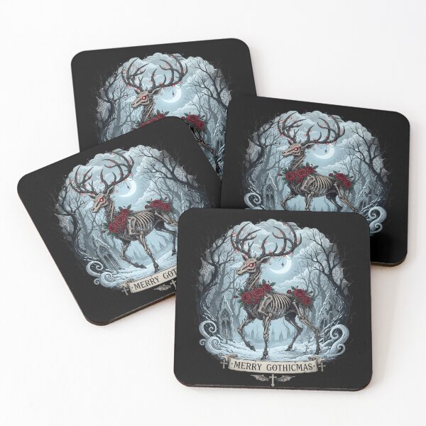 Item preview, Merry Gothicmas Skeleton Reindeer designed and sold by SoulenCify.
