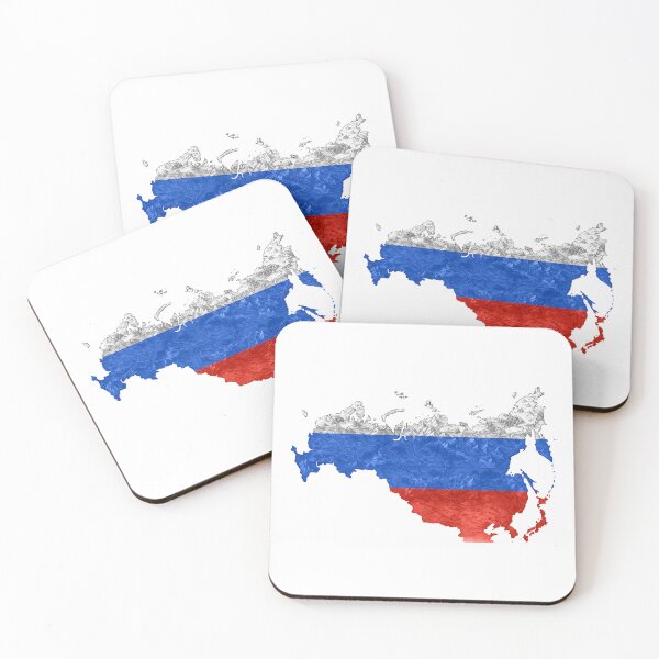 Item preview, a stylized fantasy map of the russian flag designed and sold by sabartgunpla.