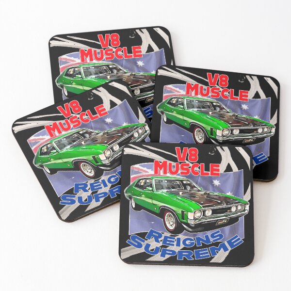 Item preview, V8 Muscle Reigns Supreme Aussie Car Art designed and sold by Michael van der Hoorn.