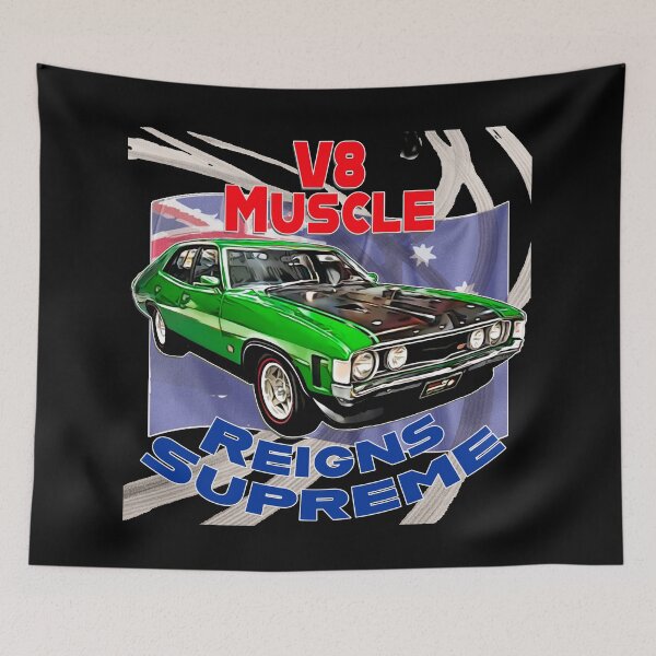 Item preview, V8 Muscle Reigns Supreme Aussie Car Art designed and sold by Michael van der Hoorn.