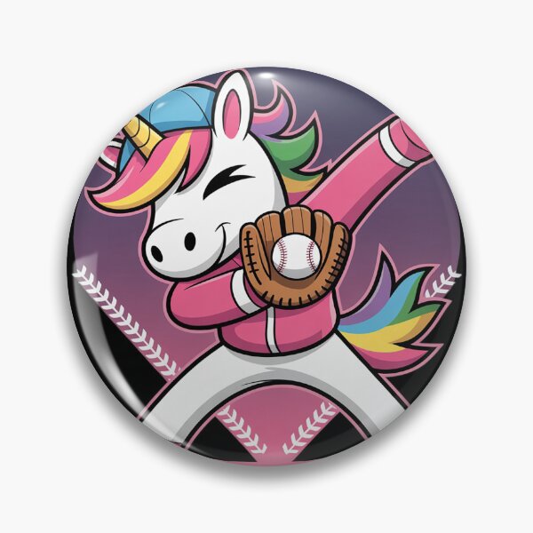 Artikelvorschau, Dabbing Unicorn Softball Rainbow Baseball Mädchen Teenager Frauen entworfen und verkauft von MyzoToyota.