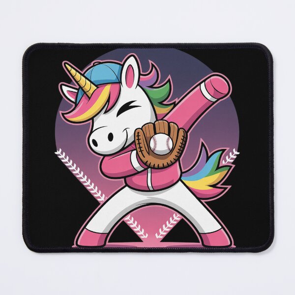 Item preview, Dabbing Unicorn Softbol Arcoíris Béisbol Niñas Adolescentes Mujeres designed and sold by MyzoToyota.