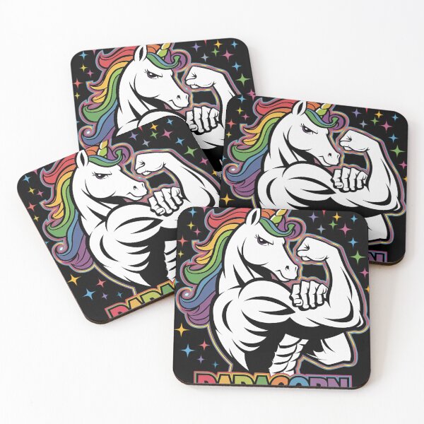 Item preview, Dadacorn Muscle Fathers Day Joke Daddy Unicorn designed and sold by MyzoToyota.