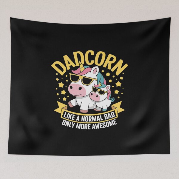 Item preview, Dadcorn 1 Kid Father's Day Dad Unicorn Daughter Girl designed and sold by MyzoToyota.