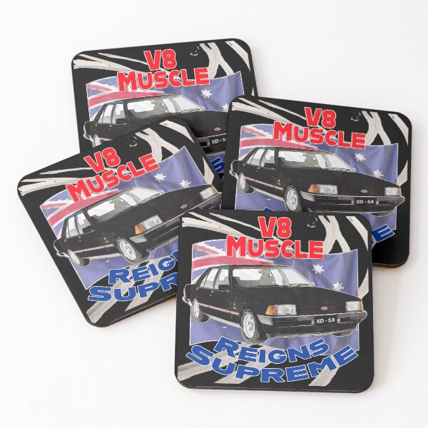 Item preview, XD V8 Muscle Reigns Supreme Aussie Car Art designed and sold by Michael van der Hoorn.