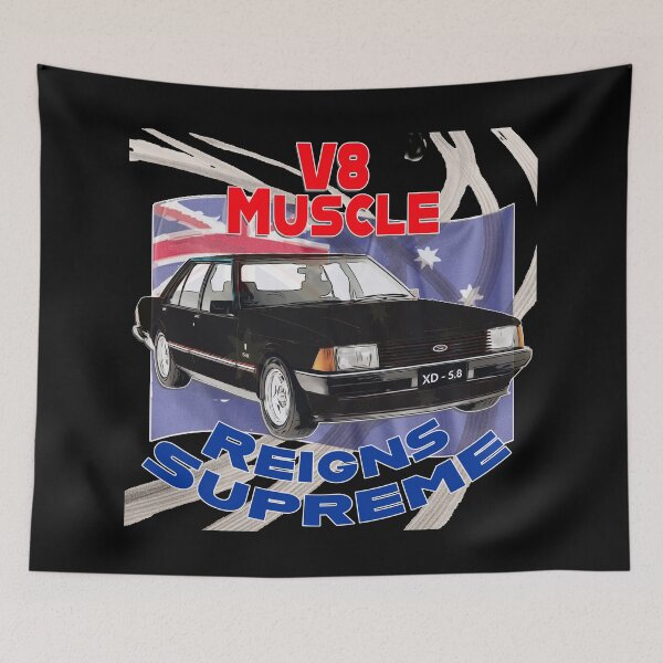 Item preview, XD V8 Muscle Reigns Supreme Aussie Car Art designed and sold by Michael van der Hoorn.