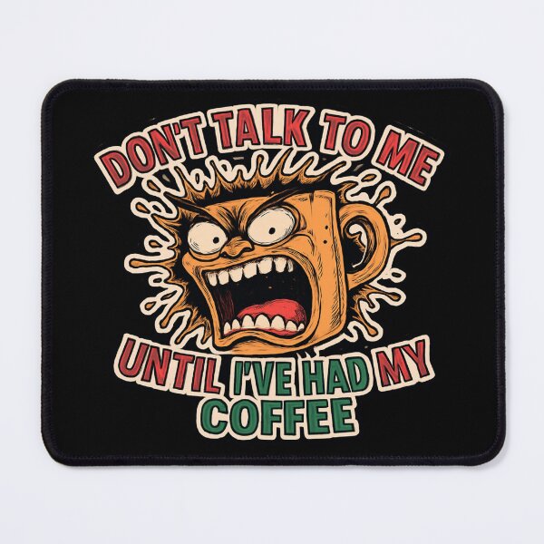 Item preview, Chaos Coffee Mug Meme – Don’t Talk To Me Until I've had my Coffee Funny Cartoon Design designed and sold by Brossock.