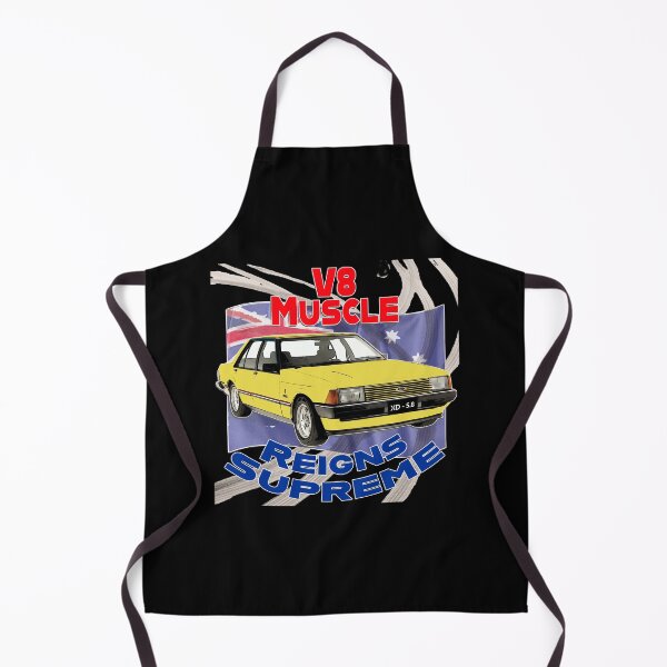Item preview, Yellow XD V8 Muscle Reigns Supreme Aussie Car Art designed and sold by Michael van der Hoorn.