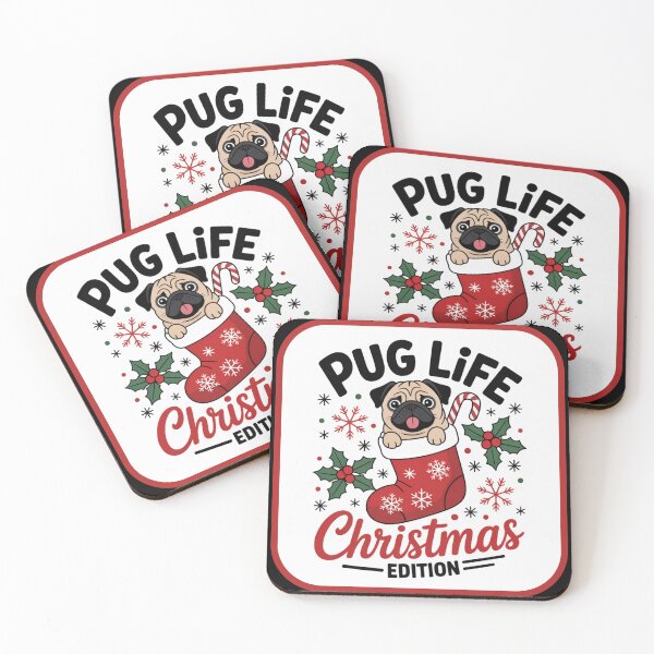 Item preview, Pug Life Christmas Edition designed and sold by theartfulaspie.
