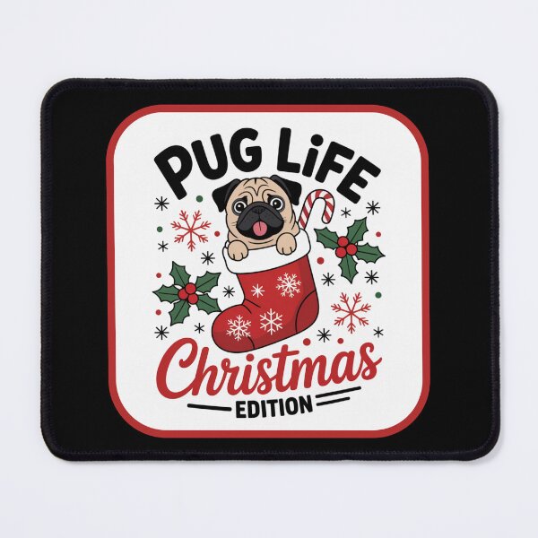 Item preview, Pug Life Christmas Edition designed and sold by theartfulaspie.