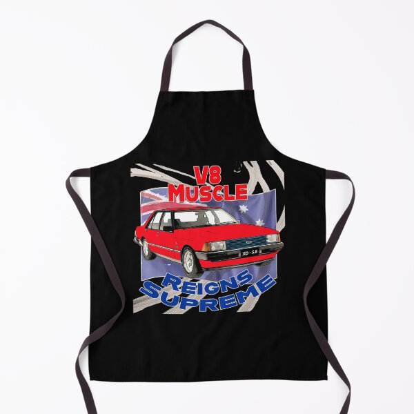 Item preview, El XD V8 Muscle rojo reina en el arte automovilístico australiano designed and sold by Michael van der Hoorn.