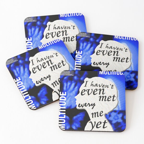 Item preview, I Haven’t Met Every Me Yet – Blue MULTITUDE Silhouette designed and sold by nerrowlia.