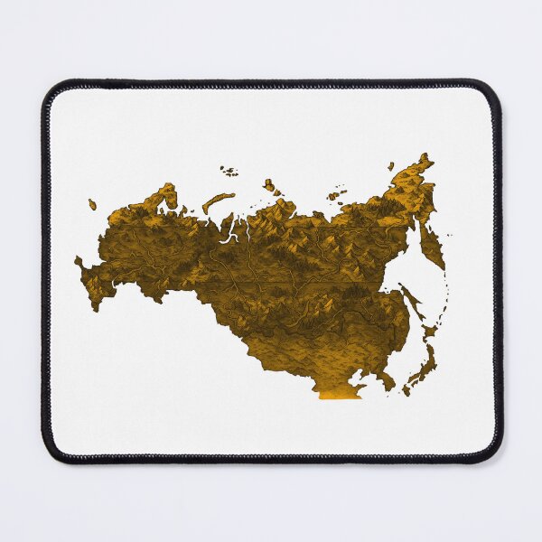 Item preview, gold map a stylized fantasy map of the russian flag designed and sold by sabartgunpla.