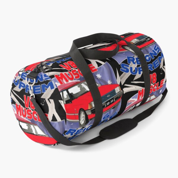 Item preview, Red XD V8 Muscle Reigns Supreme Aussie Car Art designed and sold by Michael van der Hoorn.