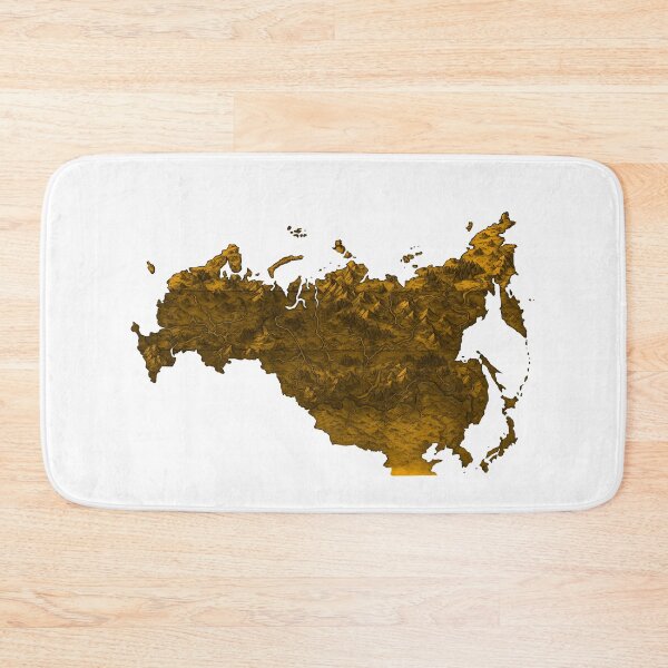 Item preview, gold map a stylized fantasy map of the russian flag designed and sold by sabartgunpla.