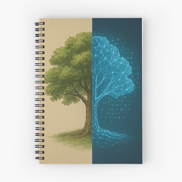 Item preview, Digital Twin: Nature - Holographic Data Glitch - Cybernetic Forest designed and sold by Ataqhin.