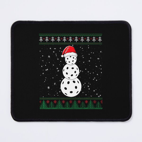 Item preview, Pickle Ball Snowman Ugly Christmas Pickleball Player designed and sold by DeannaAntoin.