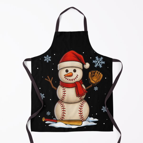 Item preview, Funny Christmas Snowman Made of Baseball Sporting Holiday Design designed and sold by Chaya Reid.