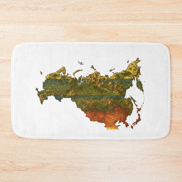 Item preview, full colour a stylized fantasy map of the russian flag designed and sold by sabartgunpla.
