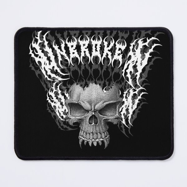 Item preview, UnbrokeN Skull – Dark Gothic Metal Fitness Aesthetic - White Design designed and sold by Gary-Shop.