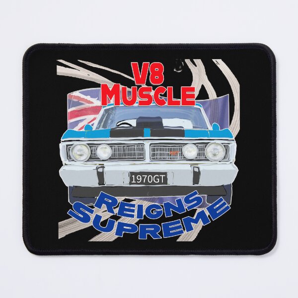 Item preview, 1970 GT V8 Muscle Reigns Supreme Aussie Car Art designed and sold by Michael van der Hoorn.