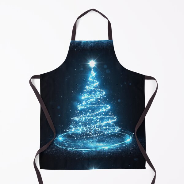 Item preview, Celestial Ice-Lit Christmas Tree – A Magical Winter Glow of Light and Wonder designed and sold by PixelVibe782.