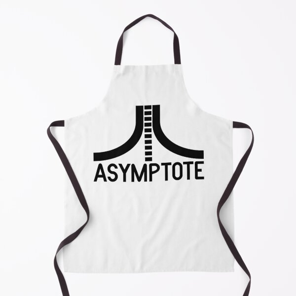 Item preview, Funny Nerdy Asymptote Retro Console Gamer Math Teacher Black Text designed and sold by MathWare MathClips.