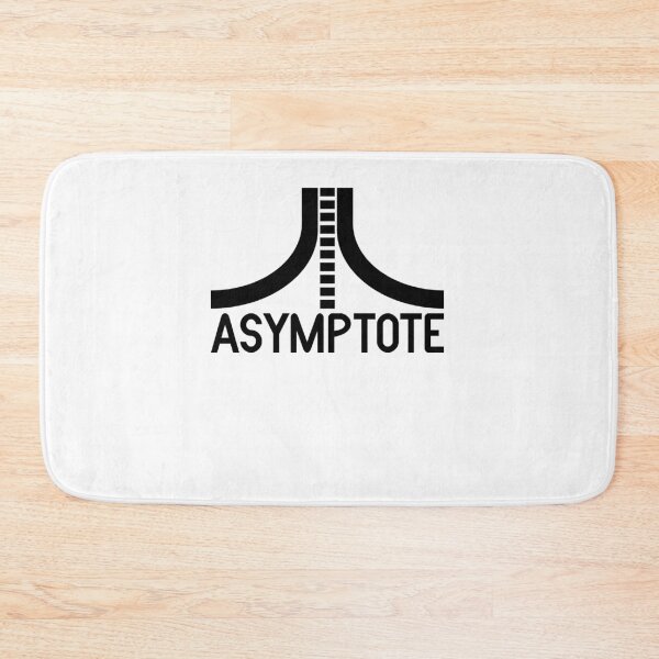 Item preview, Funny Nerdy Asymptote Retro Console Gamer Math Teacher Black Text designed and sold by MathWare MathClips.